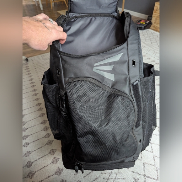 Easton E610 Catchers Bat Pack Backpack. Black And Gray Easton Bag. - Picture 10 of 12